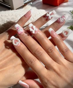 White French Tip Hellokitty